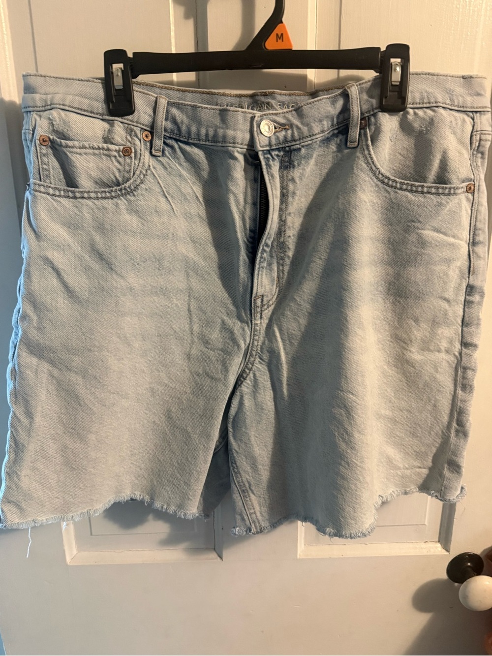 American Eagle Pale Blue Denim Shorts